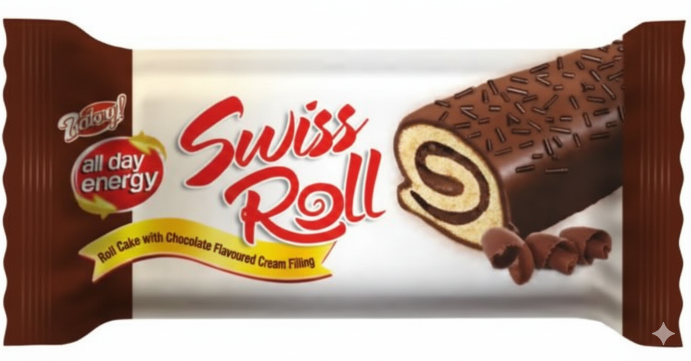 Swiss Roll de Chocolate