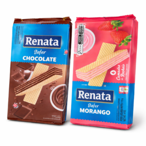 Galletas Wafer Renata 115g – Crujientes con Relleno de Chocolate o Fresa